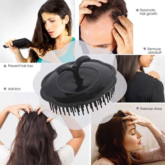 scalp massage brush for hair growth